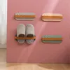 Ensemble d'accessoires de bain 5 couleurs salle de bain pantoufle étagère à chaussures ménage tenture murale étagère organisateur gain d'espace créatif chaussures stockage