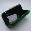 Kvällspåsar stor kristallkopplingsväska och för kvinnors plånböcker handväska smaragdgrön marinblå 230720