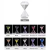 Obiekty dekoracyjne figurki 5 minut Diamond Hourglass Sandglass Sand Sand Clock Dzieci Darowizny Dekoracja domu dostępna w wielu opcjach kolorów 230721
