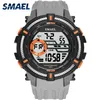 SMAEL Sport Watches Military Cool Watch Men Big Dial S Shock Relojes Hombre Casual LED Clock1616 Digital Wristwatches Waterproof n273z