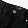 Men dżinsy dziura jasnoniebieska ciemnoszara marka Włoch Man Long Spods Spodnie Streetwear Dżins chuda szczupła prosta motocyklista
