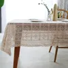 Toalha de mesa YOUZI toalha de mesa de crochê com borla de renda à prova de poeira para uso doméstico capa de piano para cozinha jantar festa feriado