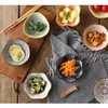 Kräutergewürzwerkzeuge, 4 Stück/Packung, niedliches Geschirr, Sojasaucen-Geschirr-Set, Saucieren, schöne Soßenschüssel, Keramik-Haushalts-Kleinschale im japanischen Stil, 230720