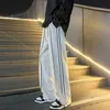 Herrbyxor rak man svett byxor jogger casual baggy tracksuit herrar svettbyxor bottnar bred ben ung la sommarträning vanlig byxor 230720