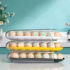 Aufbewahrungsflaschen 1 Stück Frischhaltung Praktische Box Küchenzubehör Eiertablett Kühlschrank Schublade Eier Display Rack Halter