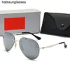 High End New Style Polarised Frameless Fashion Casual Trend Solglasögon Kör resesemester solglasögon 8055