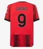 23 24 RAFA LEAO Origi voetbalshirts M. MAIGNAN AC MILANS Pulisic GIROUD Chukwueze REIJNDERS TOMORI THEO Kalulu Florenzi 2023 2024 voetbalshirt heren kinderkits sets