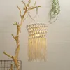 Figuritas decorativas, lámpara bohemia, pantalla creativa de macramé, luz para oficina, dormitorio, sala de estar, guardería, dormitorio, hogar bohemio