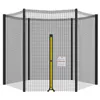 Trampolines 1.832.443.063.66M Trampoline Replacement Net Fence Enclosure Anti-fall Safety Mesh Netting Jumping Pad Fitiness Accessories 230720