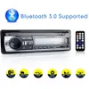 Car Radio Stereo Player Digital Bluetooth Car MP3 Player 60Wx4 FM Radio Stereo Audio Music USB SD with In Dash AUX Input269f