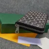 Goyard Geldbörsen Geldbörsen Kartenhalter Designer-Geldbörse für Herren und Damen Matignon Großer langer, durchgehender Reißverschluss Damen-Kalbsleder-Papiergeldbörse Herren-Clutch-Tasche 20 cm