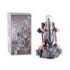 Brinquedos de transformação Robôs Elétrico Universal Stunt Transformer Car Music Lights Rotating Auto Transformer Car Robot Model 230720