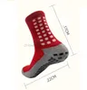 Chaussettes de football anti-dérapantes Hommes Femmes Sports de plein air Grip Chaussettes de football Basketball Tennis long genou Bas Grips Cyclisme Chaussette d'équitation en gros