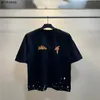 07-03 Balencaigaly Balencigaly Erkekler Öğrenci T-Shirts Moda Sıradan Erkekler Kısa T-Shirt Ity Mektupları Yeni Pamuk Çift Yumuşak Astar Kırışıklık Dirençli Baskı