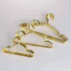 10st Creative Pet Clothes Rack Special Cat Dog Clothes Hanger Home Pet Costume Rack Gold Metal Hanger 2110292367