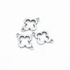 En vrac 500 pcs / lot Clover Quatrefoil Connecteur Liens Charms Argent Bronze Plaqué 21 15mm Choisissez votre quantité268n