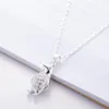 Temperament Rhinestone Personality Cute Penguin Shiny Literary Versa 925 Sterling Silver Clavicle Chain Female Necklace Chokers302Z