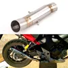 CB500X CB500F CBR500 Motosiklet Egzoz Sistemi Orta Boru Susturucu Honda287H için CBR500R CB500F CB500F üzerinde Paslanmaz Çelik Kayma