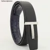 Ceinture en cuir véritable pour hommes, visage bleu marine, fond noir, double ceinture utilisable, boucle simple et lisse