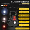 Mini kolbie Work Light Portable Lanterns Uładowanie Biecidak 500 Lumens 3 Tryby światła LED LED LED z składanym wspornikiem otwieracz do butelek