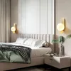 Wall Lamp Nordic Indoor Bedroom Living Room Restaurant Aisle Stairs Lighting Sconce Gold Metal Drop G9 Bulb 110V-220V