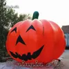 Réplique de tête de citrouille gonflable d'Halloween en plein air largeur de 5 m personnalisé grand ballon de citrouille souriant maléfique pour jardin et 203V