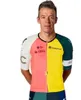 Cykeltröja sätter laserklipp 2023 Nippo Pink Team Italia Kort ärm Cycling Jersey Summer Wear Ropa Ciclismo Bib Shorts 230721