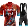 Ensembles de maillots de cyclisme Team Bahrain Victorious Cycling Jersey Set Hommes Été Rouge Vêtements Vélo De Route Chemises Costume Vélo Cuissard VTT Ropa 230720