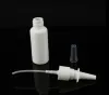 Bulk Pack of 50 Refillable Plastic Nasal Spray Bottles with Mist Sprayers