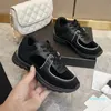 Designer -flat sneaker formateur casual chaussures denim toile cuir lettre superpositions plate-forme de mode bas baskets