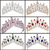 Bling strass di cristallo diademi corona scintillante sposa accessori per capelli copricapo prom regina quinceanera spettacolo diadema prin259g