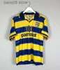 Fani TOPS TEES 1998 1999 2000 PARMA RETRO SOCCER JERSEY HOME 95 97 98 99 00 BAGGIO CRESPO Cannavaro Football Shirt Stoichkov Thuram Futbol Camisa 01 02 03 T230720