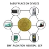 CAMAZ EMF保護抗放射ステッカー24Kゴールドメッキ携帯電話抗放射プロテクターステッカーすべてのエレクトロニクスのためのユニバーサル