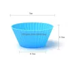 Tårtverktyg Sile Cup Mold Muffin Cupcake Bakeware Maker Tray Baking Kitchen 7cm Drop Delivery Home Garden Dining Bar DHQ8L