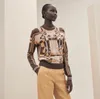 H Marka Kadın Sweaters Designer Damalı Desen Kaşmir Hardigan Giyim Zarif Kadın Gömlekleri Lüks Giyim Korse