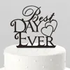Feis Bogen-Kuchenaufsatz „Day Ever“ mit Buchstaben, Geburtstagskuchenaufsatz, Hochzeitsdekoration, Kuchenzubehör281i