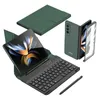 For Samsung Galaxy Z Fold4 Wireless Bluetooth Keyboard Capacitor Pen Fold 3 Holder Phone Case Film Integrated Anti Drop Protection Case