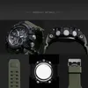 Smael Watch Sport Orologio da polso da uomo Orologio digitale a LED Orologio da polso impermeabile Dual Time Orologio militare 1617 Orologi da uomo Militar215s