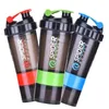 Water Bottles Protein vibration gym with storage components and vibration ball water mixing bottle mixer cup mixing cup sports nutrition 550ml type 230720