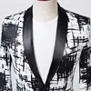 Мужские костюмы Blazers Blazer Fashion Splash Print