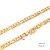 Real Solid 24K Yellow Gold necklace Curb chain Link Chain257d