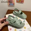 Sandalen Zomer Kinderen Strand Schoenen Effen PVC Waterdicht Kind Jongens Meisjes Casual Antislip Zwembad Barefoot Kids Gladiator 230720