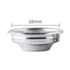 Bowls 51mm/54mm/58mm Stainless Steel Coffee Bowl Filter Basket For Espresso Machine Accessories Double Portion Powder Coffeeware