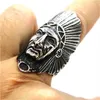 5 teile / los Neueste Design Indische Motorräder Cool Ring 316L Edelstahl Modeschmuck Beliebte Biker Indian People Ring288U