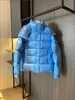 Designer Jackets Mon Jacket 70 -årsjubileum för män Winter Puffer Jackor Padded och förtjockad Windbreaker Classic France Brand Hooded Zip Warm Matter