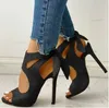 Pump Sexy Fashion Dress Urinary Toe Colorful Bow Tie Shoes Summer Casual Thin High Heel Women's Sandals Size 35-43 23072 3826