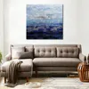 Modern Landscape Canvas Wall Art Islandese Wave Silvia Vassileva Dipinti fatti a mano di alta qualità