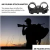 삼각대 전술 AR 폴딩 스톡 어댑터 AR-15/M16 Gen3-M Hunting Accessories 블랙 드롭 배달 카메라 P O monopods dh4le