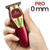 Hair Trimmer Potężny profesjonalny trymer włosy Mężczyźni 0 mm t ostrze elektryczny klipel do krawędzi do fryzury fryzjerskiej broda broda golarka 230720