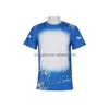 Other Festive Party Supplies Wholesale Sublimation Bleached Shirts Heat Transfer Blank Bleach Shirt Polyester T-Shirts Us Men Wome Dhkcs